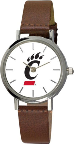 University of Cincinnati 28 mm Ladies Leather Watch