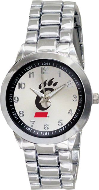 University of Cincinnati 32mm Ladies Stainless Steel Watch
