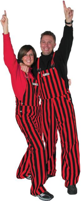 University of Cincinnati Stripe Game Bib Overalls