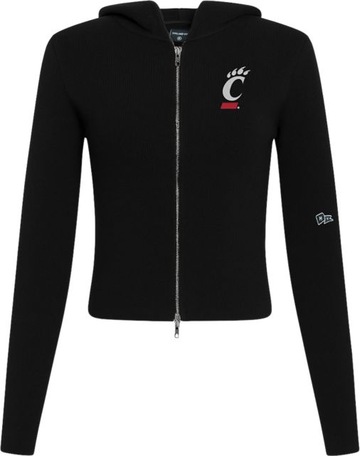 University of Cincinnati Bearcats Women's Full Zip Hooded Sweatshirt