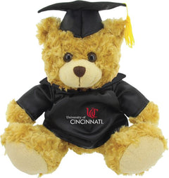 University of Cincinnati 12'' Graduation Plush Bear - ONLINE ONLY