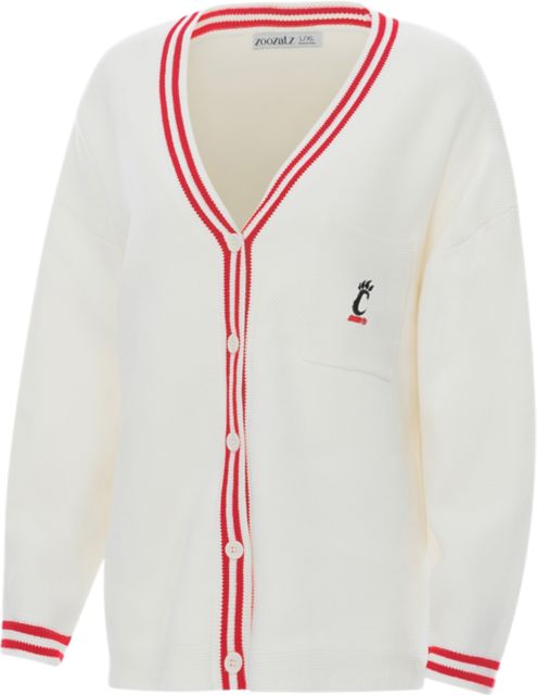 W VICTORY CARDIGAN/CR/RD/SM/MD
