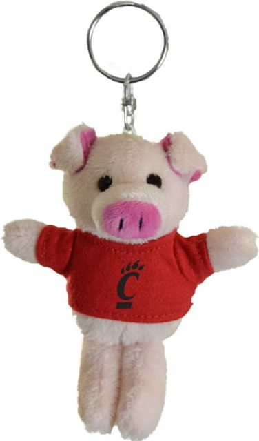 University of Cincinnati Plush Keychain