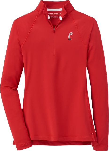 University of Cincinnati Women's Raglan Sleeve Perth 1/4 Zip