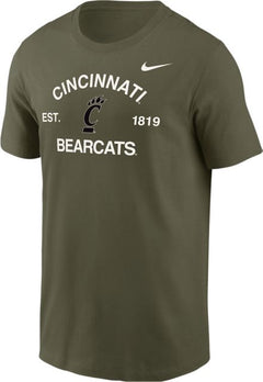 University of Cincinnati Military Short Sleeve T-Shirt