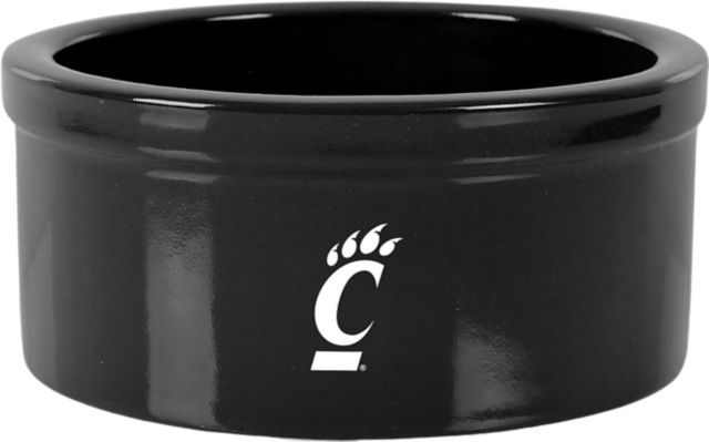 University of Cincinnati 5'' Black Pet Bowl - ONLINE ONLY