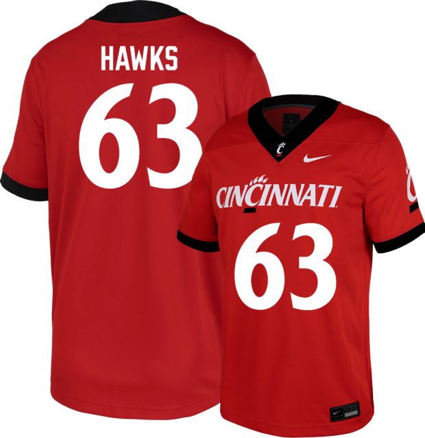 Cincinnati Football Replica Jersey #63 NATHAN HAWKS