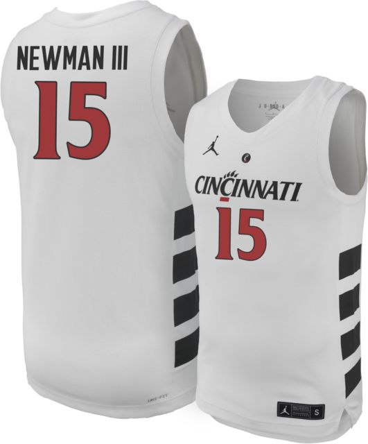 Cincinnati  Men's Basketball Replica Jersey #15 J NEWMAN III