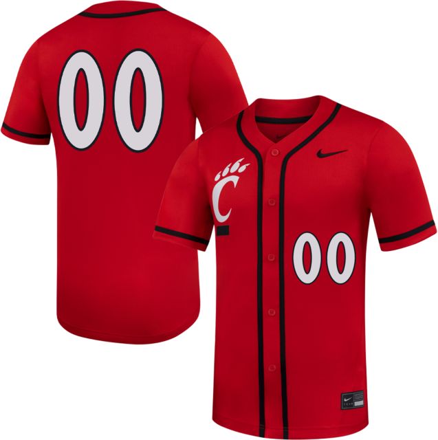 University of Cincinnati Baseball Nike Player Name Jersey