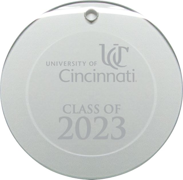 University of Cincinnati Class of 2023 - Circle Ornament 3'' - ONLINE ONLY