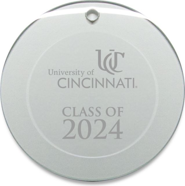 University of Cincinnati Class of 2024 3'' Ornament - ONLINE ONLY