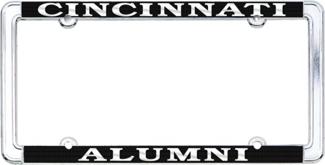 University of Cincinnati Alumni License Plate Frame | Strand Art ...