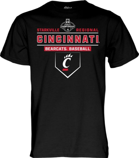 University of Cincinnati Baseball 2026 Regional Bound Short Sleeve T-Shirt