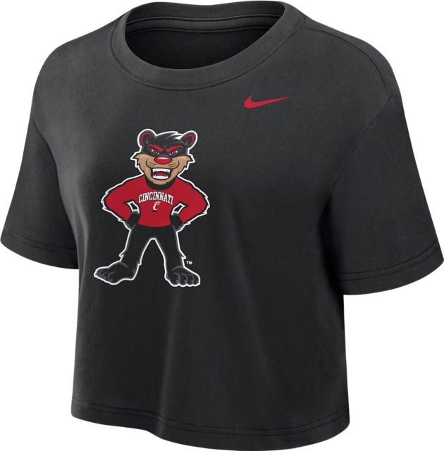 University of Cincinnati Bearcats Women's Crop Short Sleeve T-Shirt