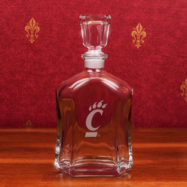 University of Cincinnati 32 oz. Whiskey Decanter