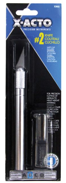KNIFE #2 W/SAFETY CAP CARD
