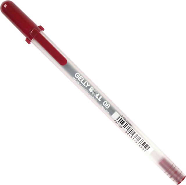 GELLYROLL PEN MED BURGUNDY