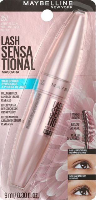 MAYBELLINE MASC LASH SENSATION WTP V/BLK