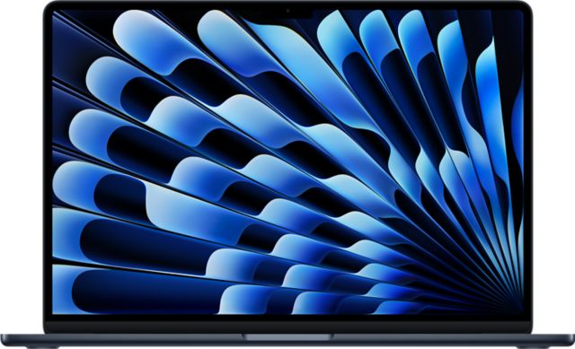 Apple 15-inch MacBook Air: Apple M4 chip with 10-core CPU and 10-core GPU, 16GB, 256GB SSD - Midnight - ONLINE ONLY