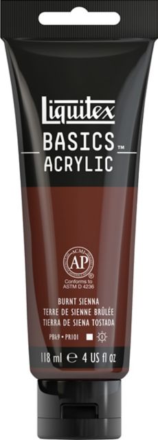Basics 4oz Burnt Sienna