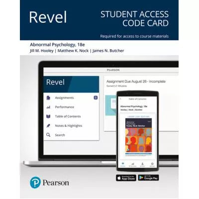 Revel Access Code for Abnormal Psychology