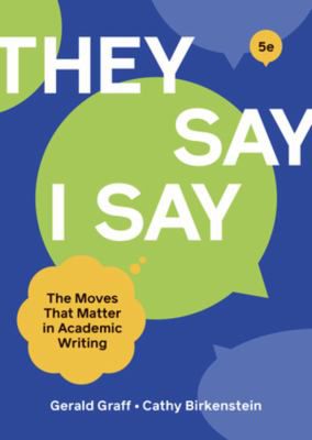 THEY SAY I SAY