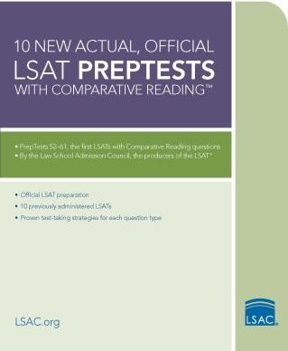 10 NEW ACTUAL OFFICIAL LSAT PR