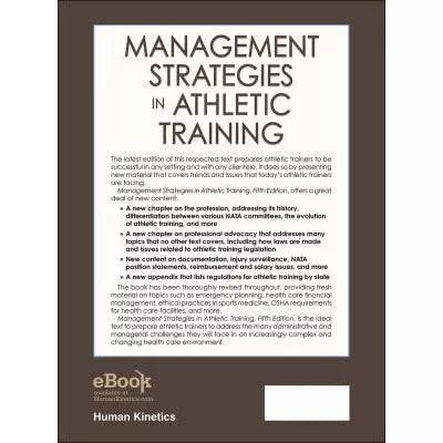Management Strategies in Athletic Training