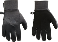 W GLOVE ETIP DK GRY HTR S