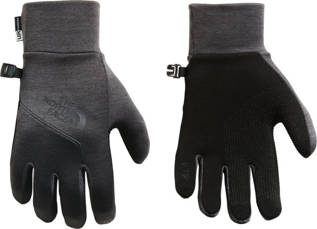 W GLOVE ETIP DK GRY HTR S